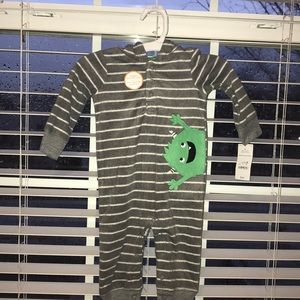 Brand new infant boy one piece jumpsuit with hood